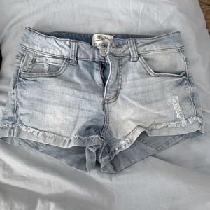 Light washes shorts